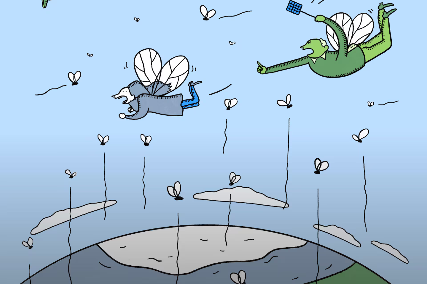 Vliegen voor de wetenschap: hypocriet, of een noodzakelijk kwaad? (Trouw)